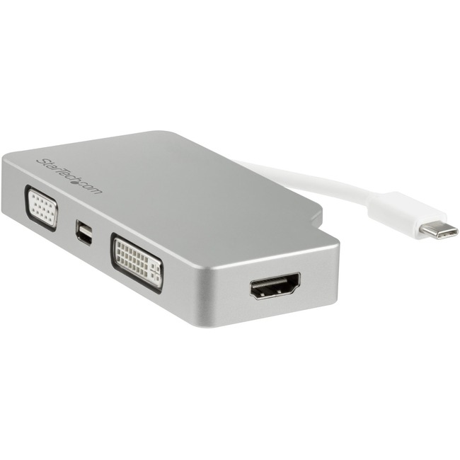 Picture of StarTech.com 4-in-1 USB-C Multiport Video Adapter - Silver